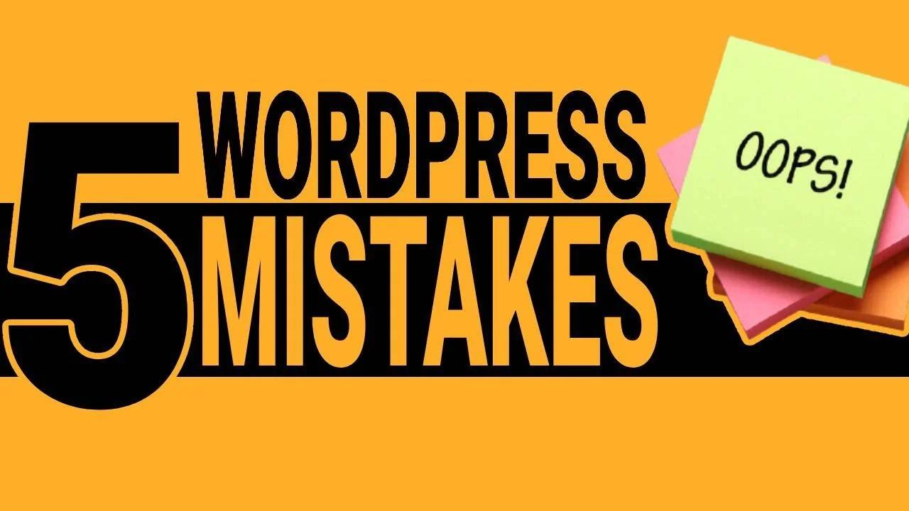 5 most common wordpress mistakes IT doctorz