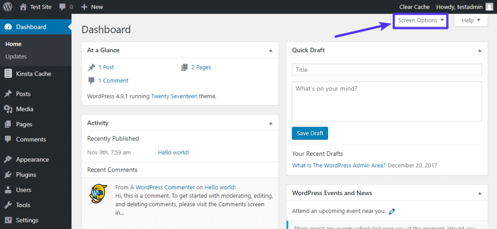 wordpress admin panel 7